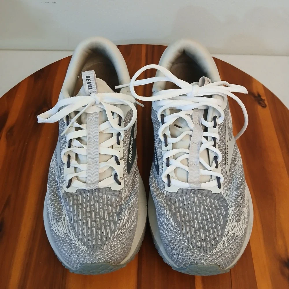 Brooks Revel 7 Womens‎  9 Medium B Running Shoes Sneakers Grey 1204241B036